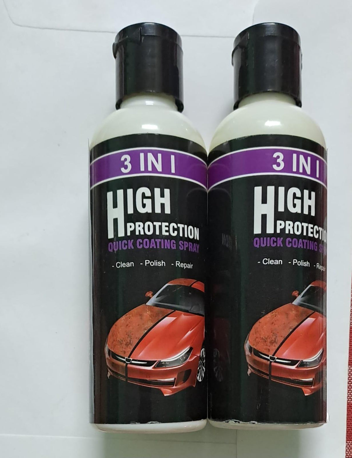 Hydrophobic Nano Coating Car & Motorcycle Polish Spray – Pack of 2