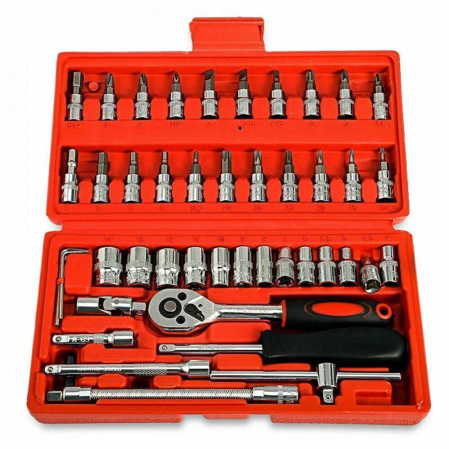 46-in-1 Multi-Purpose Combination Socket Hand Tool Kit