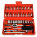 46-in-1 Multi-Purpose Combination Socket Hand Tool Kit