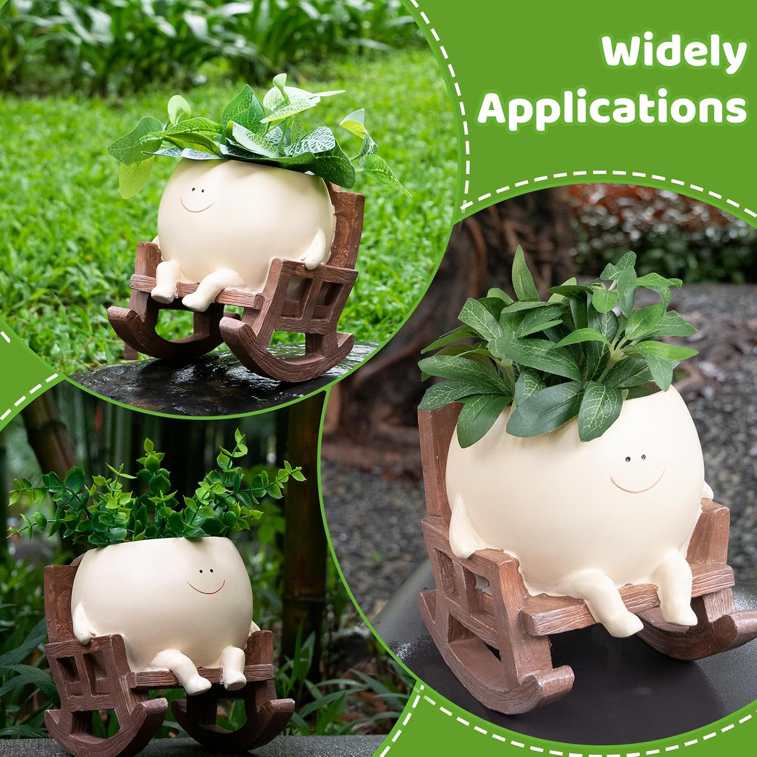 Rocking Chair Plant Pot