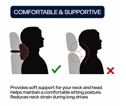 Car Pillow Neck Rest Cushion