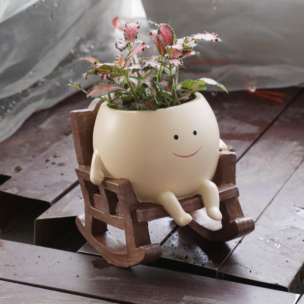Rocking Chair Plant Pot