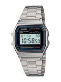 Casio Unisex Digital Watch with Stainless Steel Bracelet