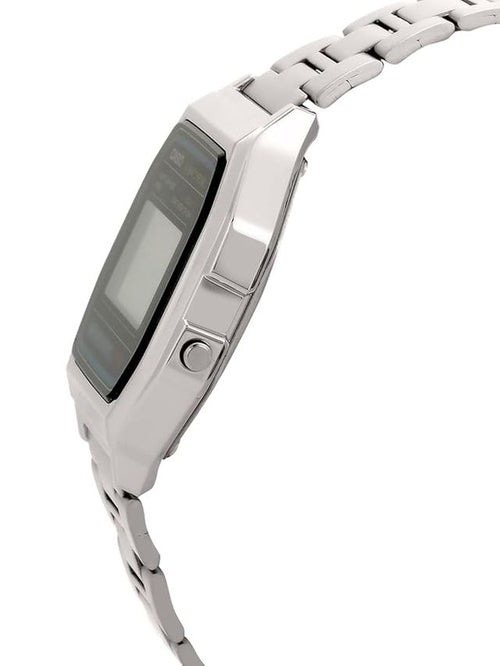 Casio Unisex Digital Watch with Stainless Steel Bracelet