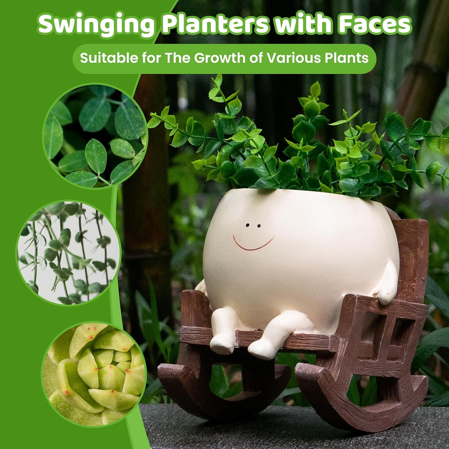 Rocking Chair Plant Pot